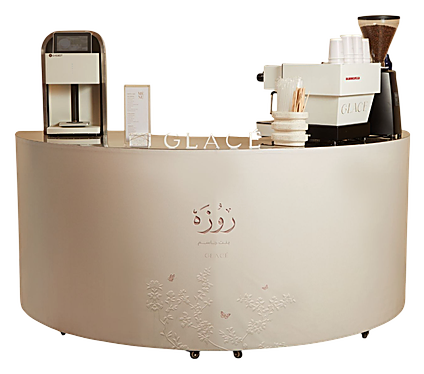 Customized coffee cart